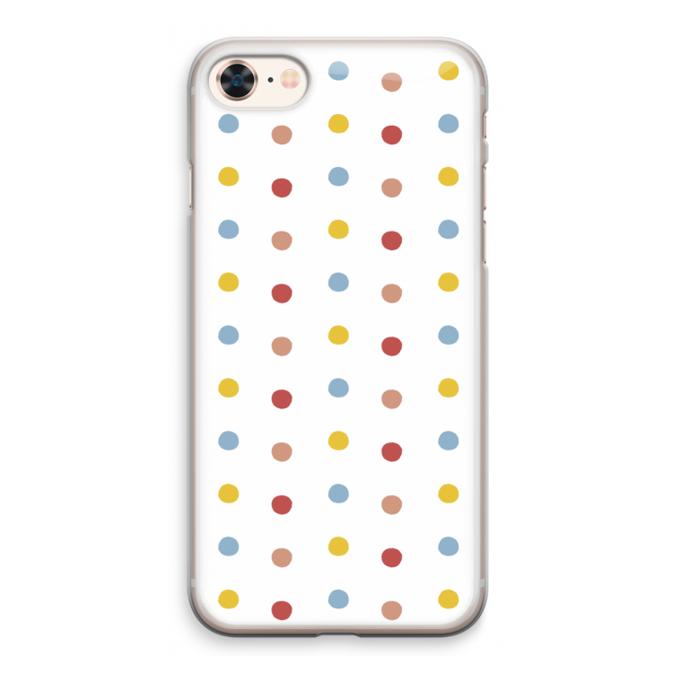 Bollen: iPhone 8 Transparant Hoesje