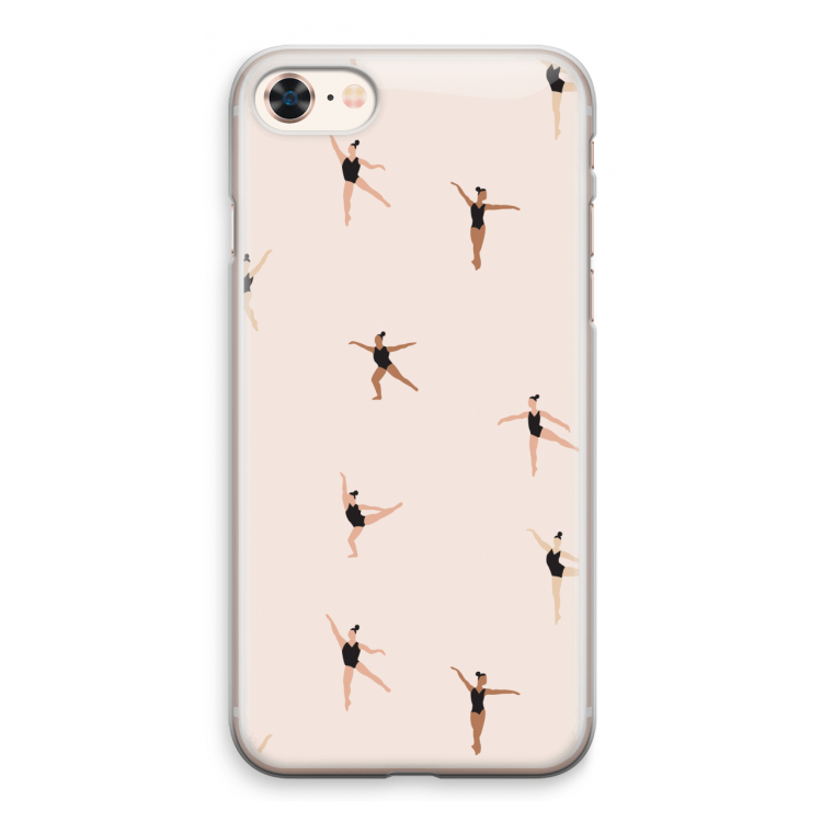 Dancing #1: iPhone 8 Transparant Hoesje