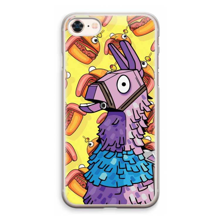 Loot Burger: iPhone 8 Transparant Hoesje