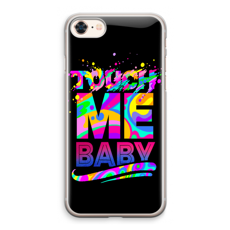 Touch Me: iPhone 8 Transparant Hoesje