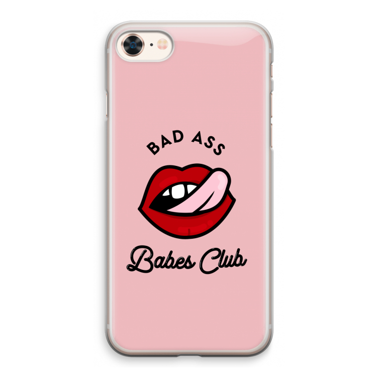 Badass Babes Club: iPhone 8 Transparant Hoesje
