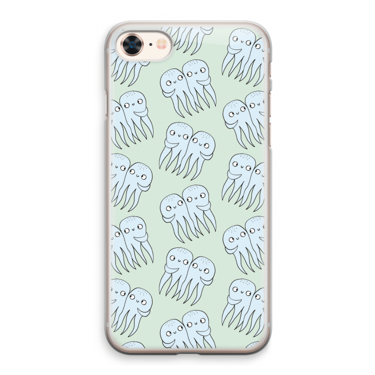 Octopussen: iPhone 8 Transparant Hoesje