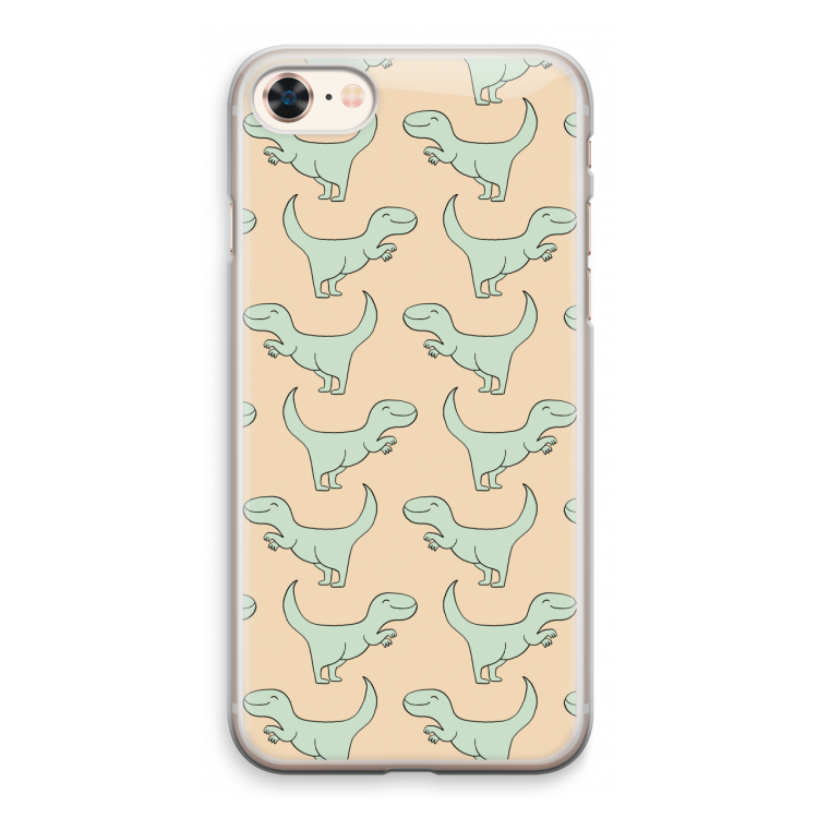 Dinos: iPhone 8 Transparant Hoesje