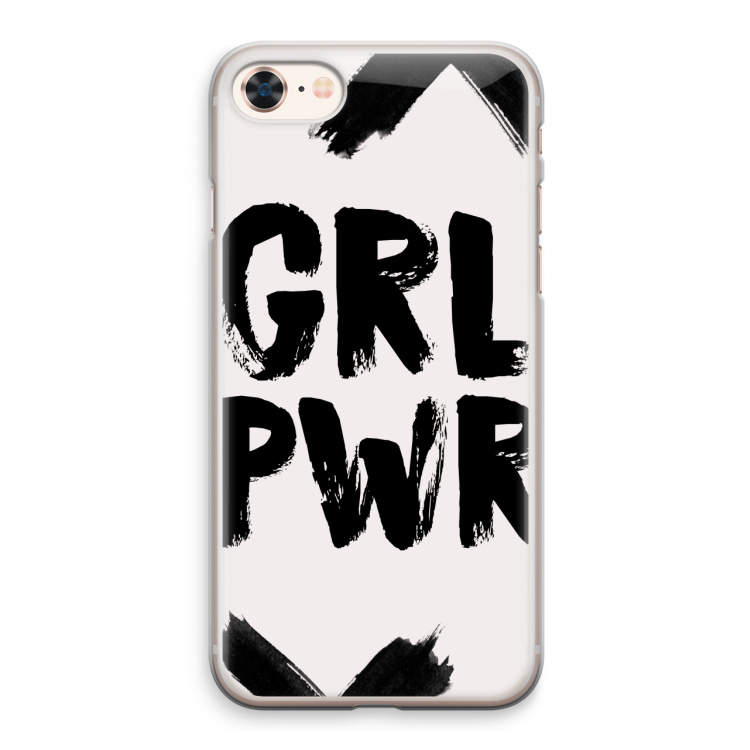 Girl Power #2: iPhone 8 Transparant Hoesje