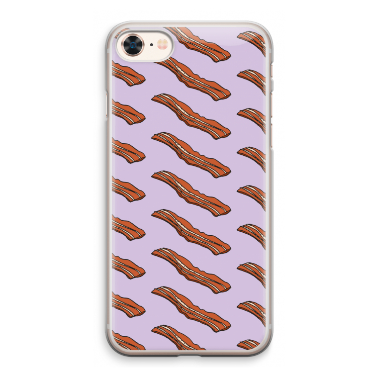 Bacon to my eggs #2: iPhone 8 Transparant Hoesje