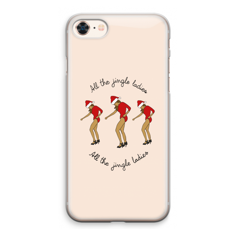 Jingle Ladies: iPhone 8 Transparant Hoesje