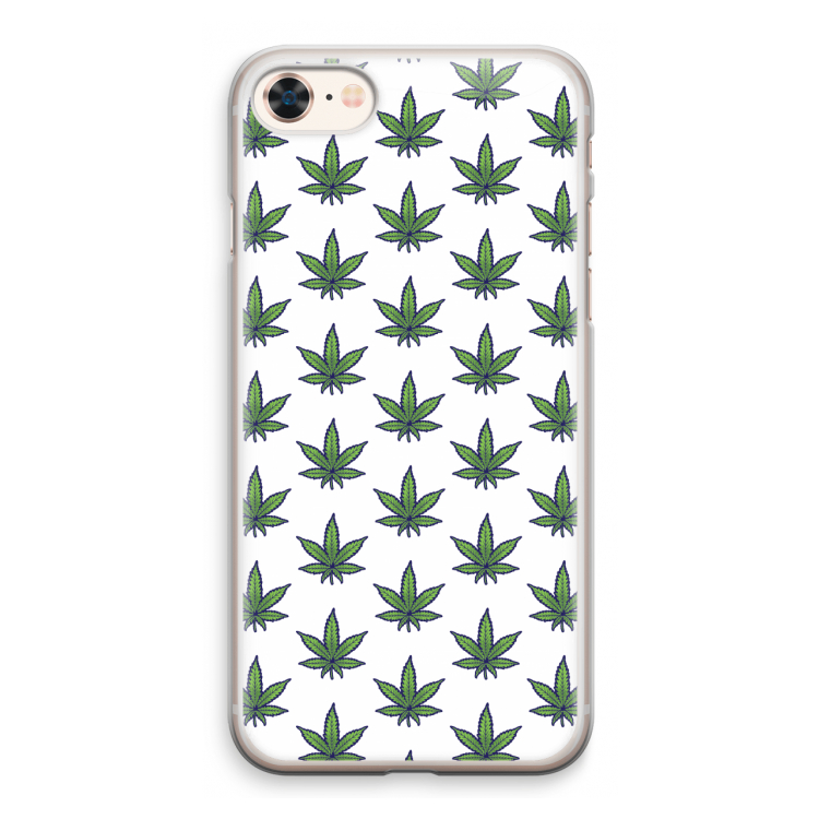Weed: iPhone 8 Transparant Hoesje