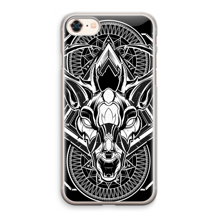 Oh Deer: iPhone 8 Transparant Hoesje