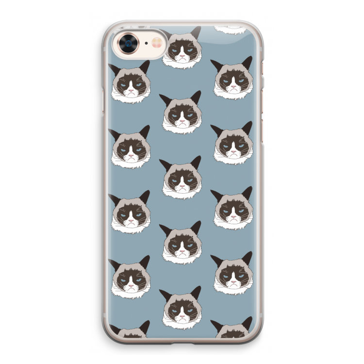 It's a Purrr Case: iPhone 8 Transparant Hoesje