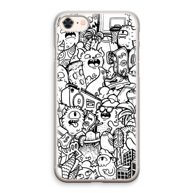 Vexx City #2: iPhone 8 Transparant Hoesje
