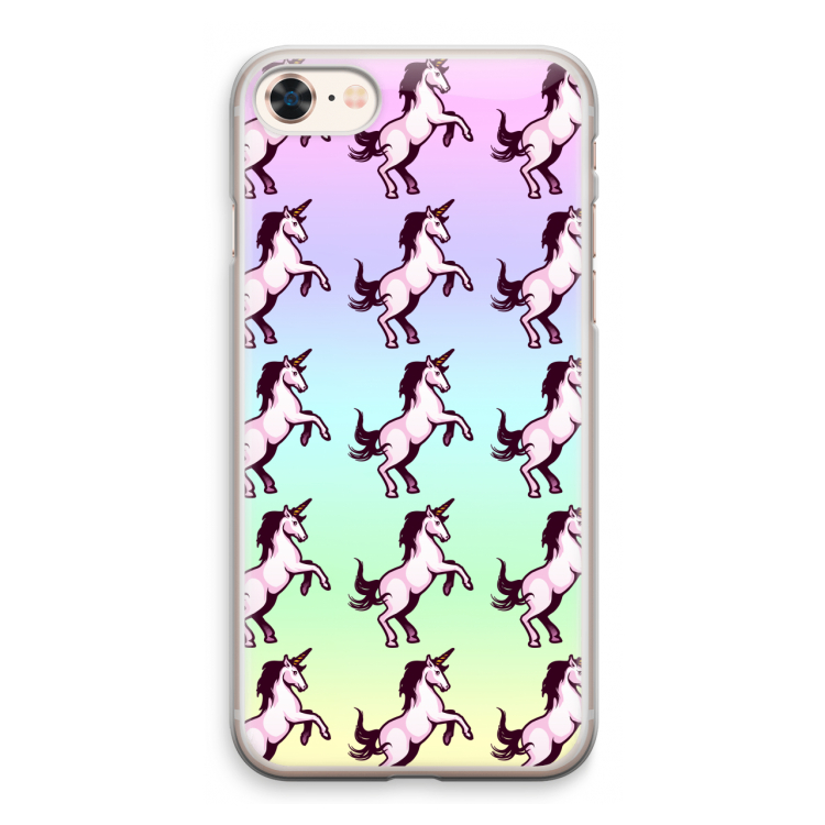 Musketon Unicorn: iPhone 8 Transparant Hoesje