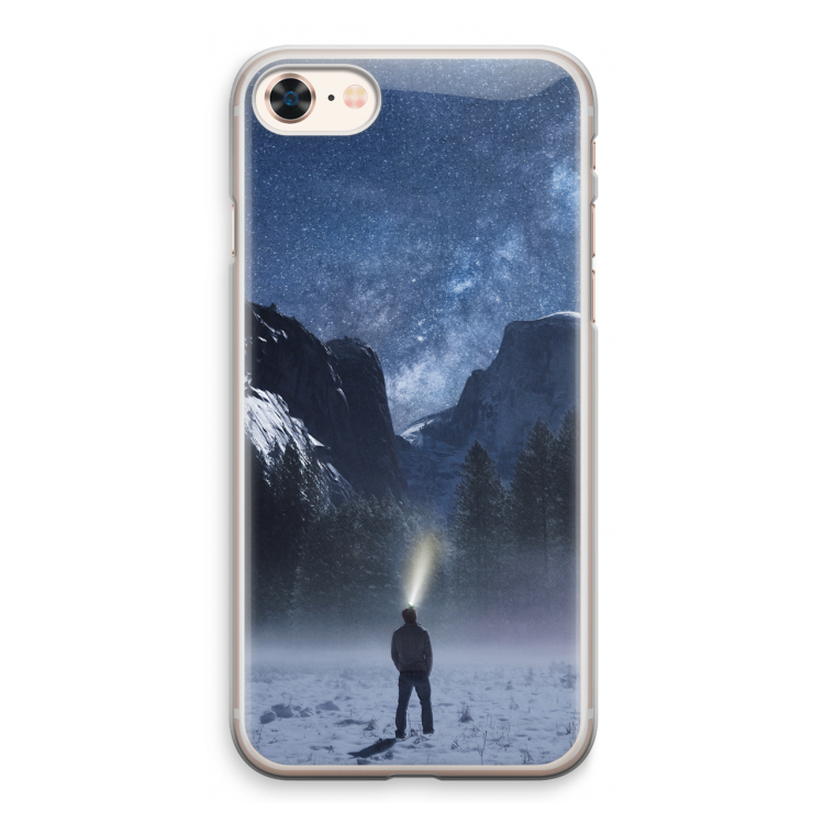 Wanderlust: iPhone 8 Transparant Hoesje