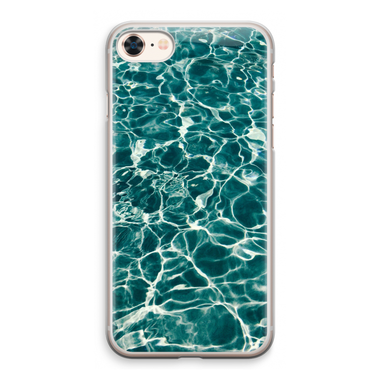 Weerkaatsing water: iPhone 8 Transparant Hoesje
