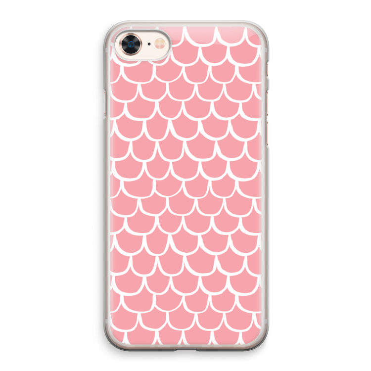 Dakpannetjes: iPhone 8 Transparant Hoesje