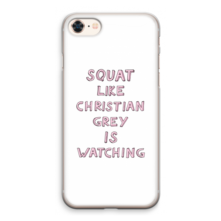 Christian Grey: iPhone 8 Transparant Hoesje