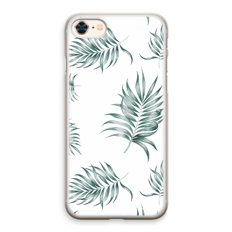 Simple leaves: iPhone 8 Transparant Hoesje