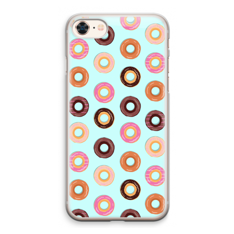 Donuts: iPhone 8 Transparant Hoesje