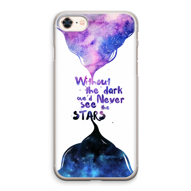 Stars quote: iPhone 8 Transparant Hoesje