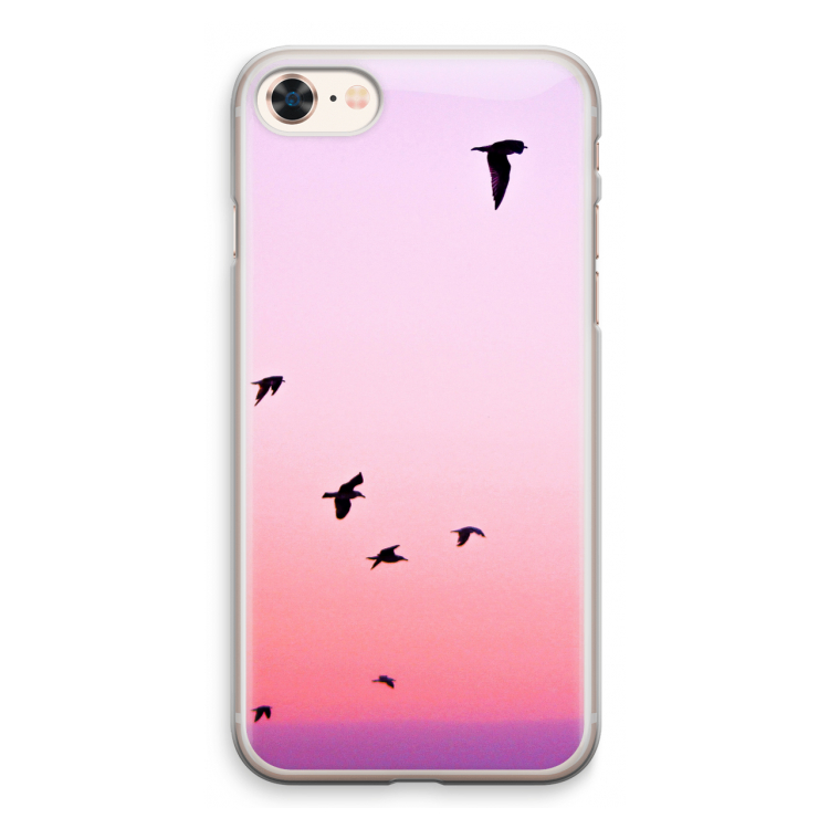 Fly away: iPhone 8 Transparant Hoesje