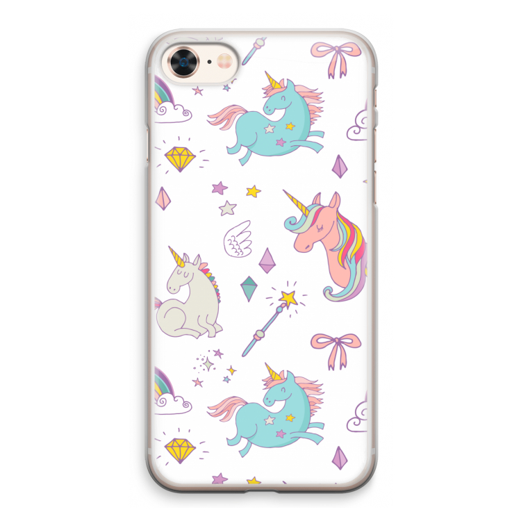Fantasiewereld: iPhone 8 Transparant Hoesje