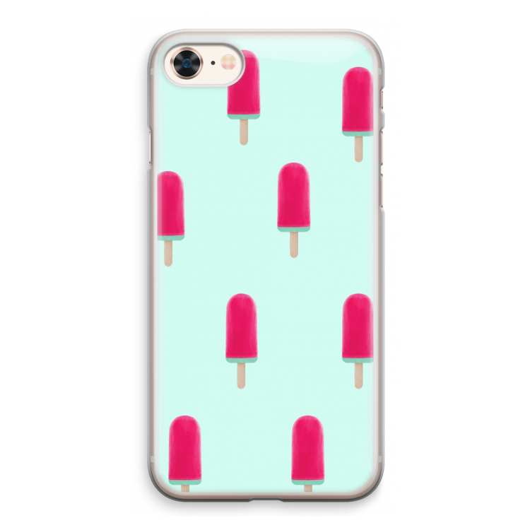 Waterijsje: iPhone 8 Transparant Hoesje