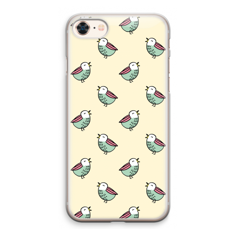 Vogeltjes: iPhone 8 Transparant Hoesje