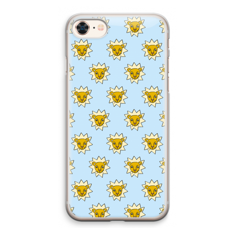 Leeuwenkoppen: iPhone 8 Transparant Hoesje