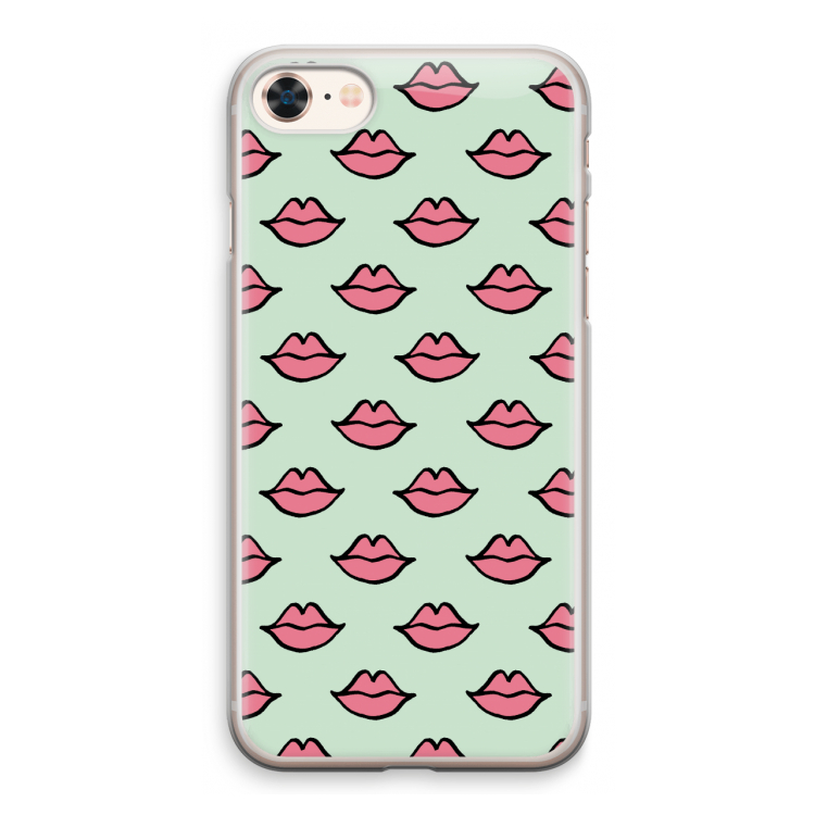 Lipjes: iPhone 8 Transparant Hoesje