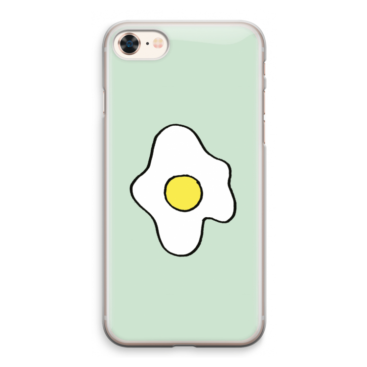 Spiegelei: iPhone 8 Transparant Hoesje