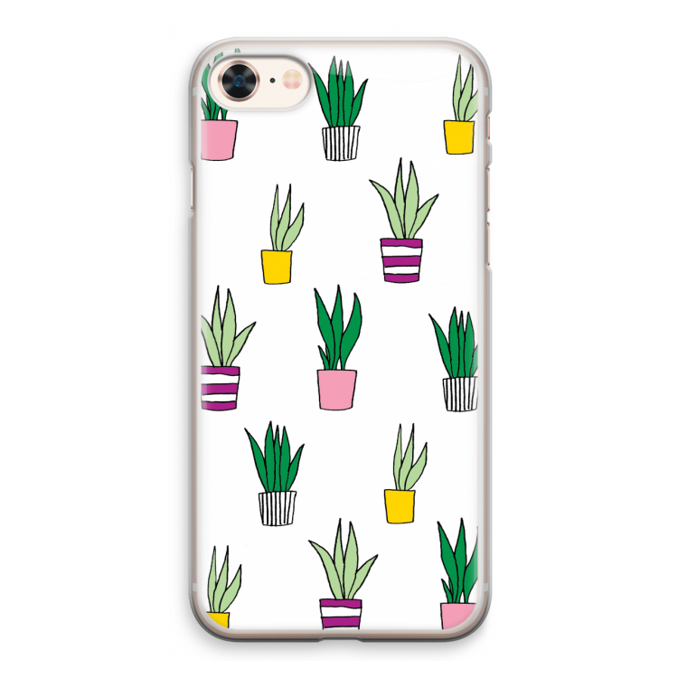Sanseveria: iPhone 8 Transparant Hoesje