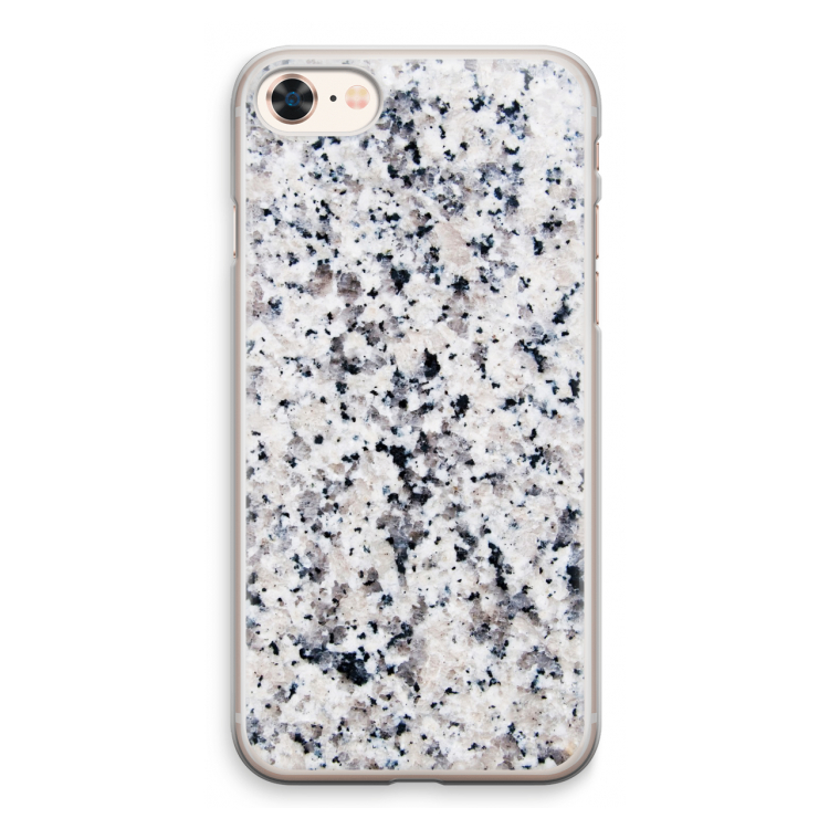 Gespikkelde marmer: iPhone 8 Transparant Hoesje