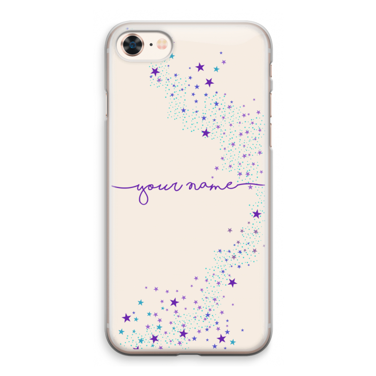 Sterren: iPhone 8 Transparant Hoesje