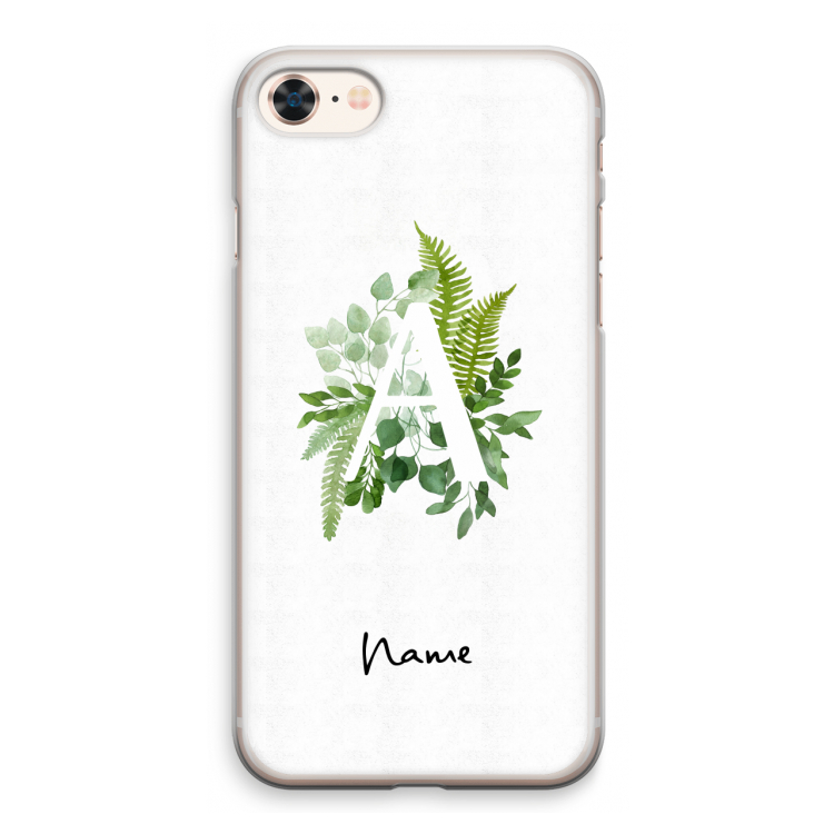 Green Brush: iPhone 8 Transparant Hoesje