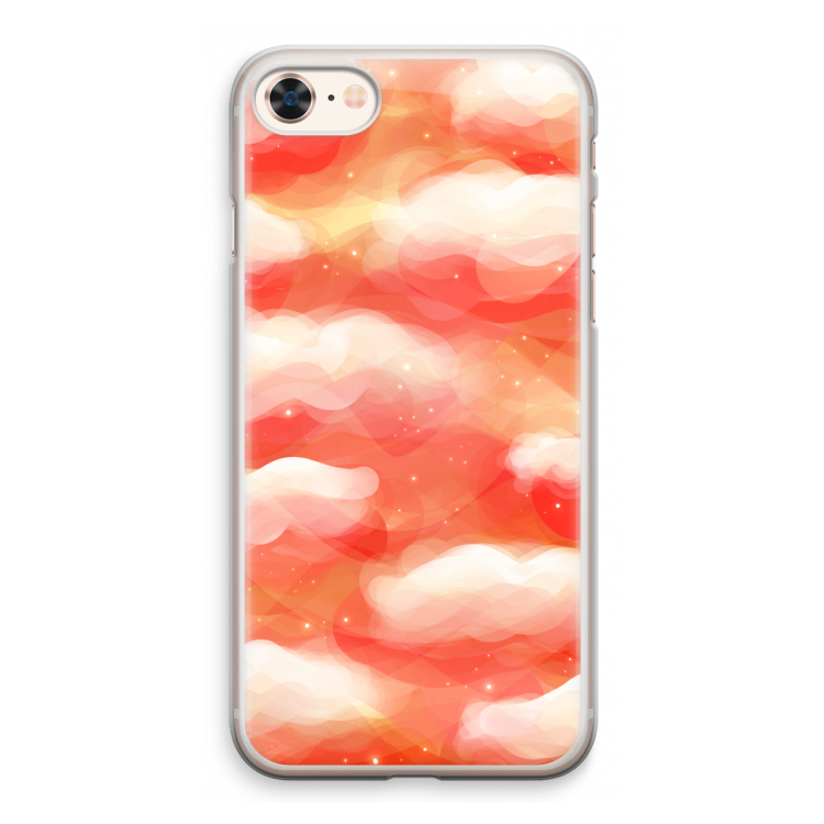Lichte Wolken: iPhone 8 Transparant Hoesje