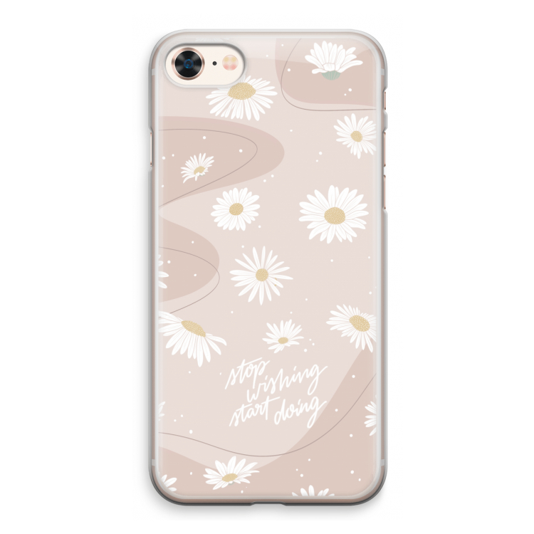 Daydreaming becomes reality: iPhone 8 Transparant Hoesje