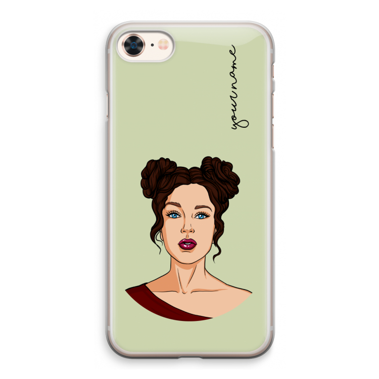 Pop-Art Creator: iPhone 8 Transparant Hoesje