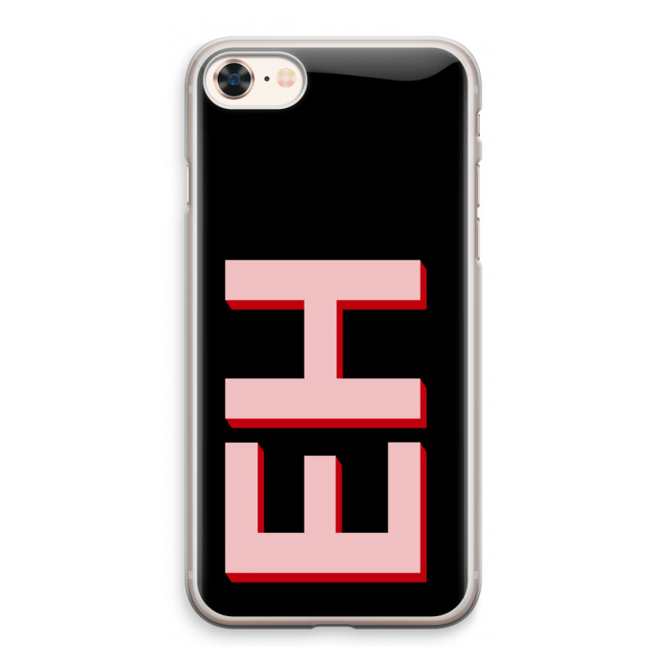 Monogram: iPhone 8 Transparant Hoesje