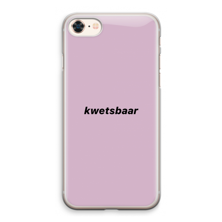 kwetsbaar: iPhone 8 Transparant Hoesje