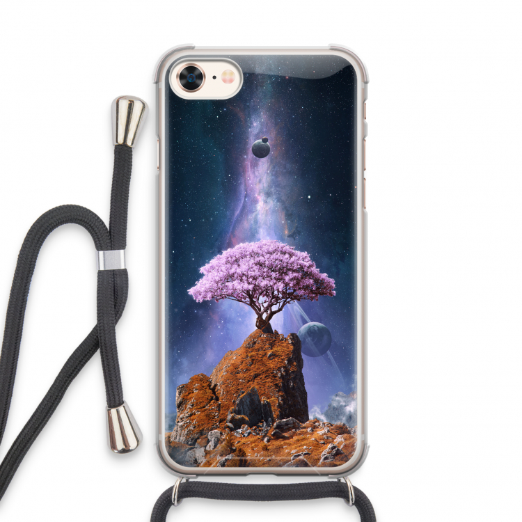 Ambition: iPhone 8 Transparant Hoesje met koord