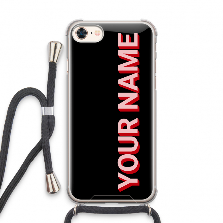 Namecase: iPhone 8 Transparant Hoesje met koord