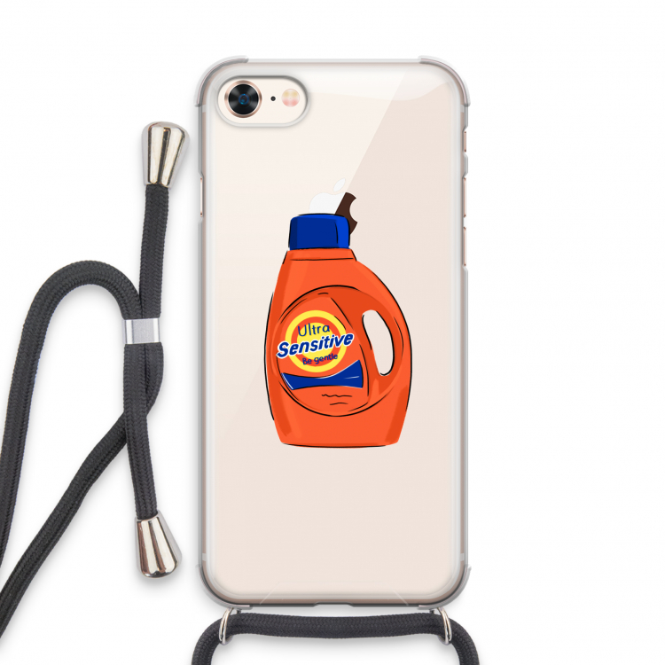 Ultra Sensitive: iPhone 8 Transparant Hoesje met koord
