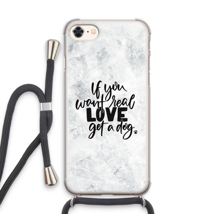Partner in crime: iPhone 8 Transparant Hoesje met koord