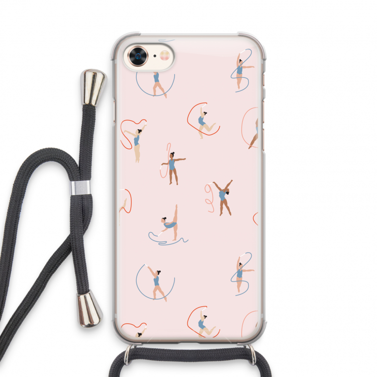 Dancing #3: iPhone 8 Transparant Hoesje met koord