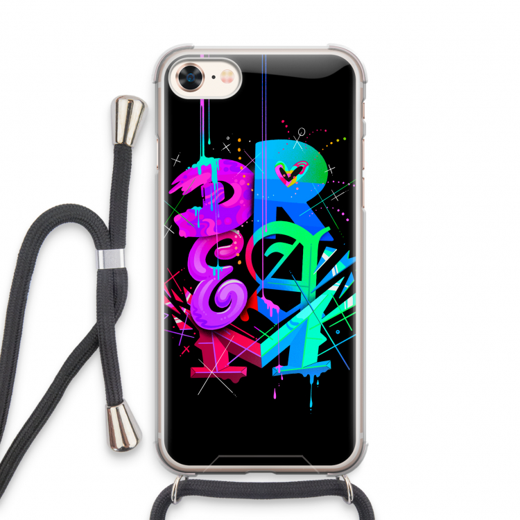 Dream: iPhone 8 Transparant Hoesje met koord