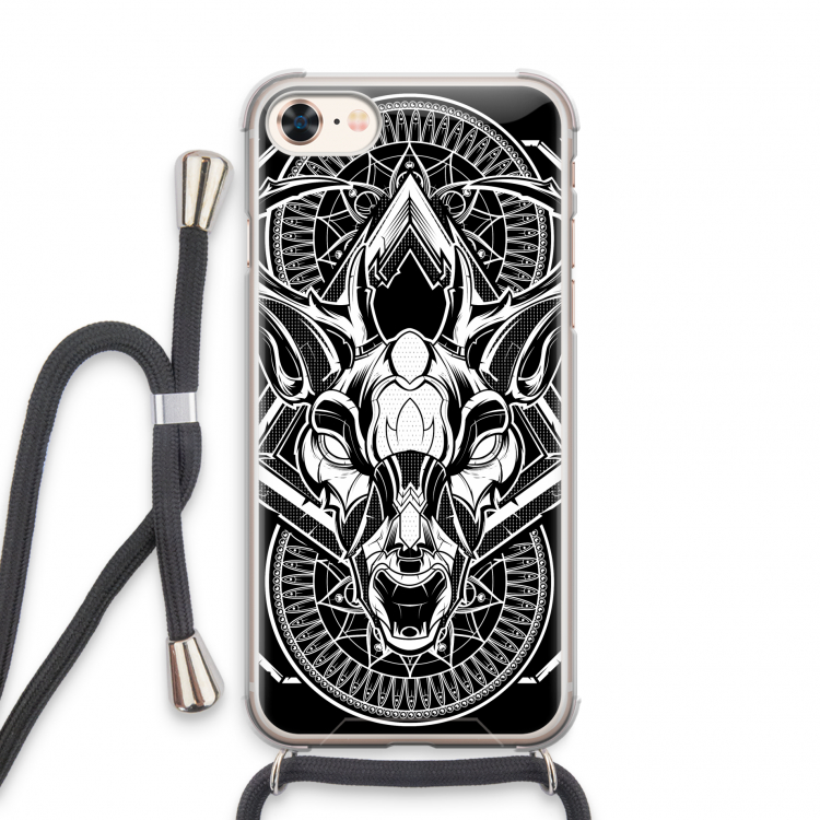 Oh Deer: iPhone 8 Transparant Hoesje met koord