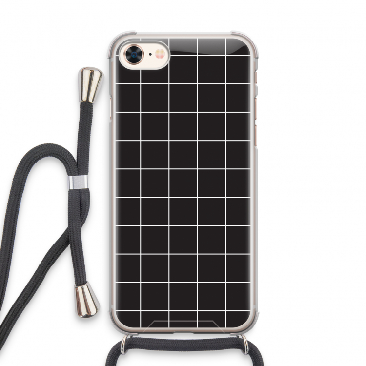 Rooster 2: iPhone 8 Transparant Hoesje met koord