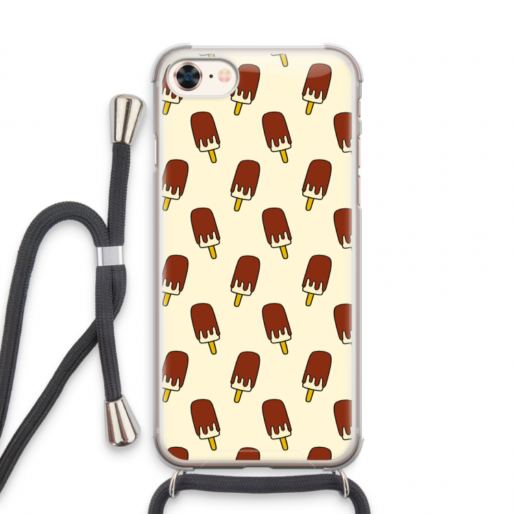 Yummy: iPhone 8 Transparant Hoesje met koord