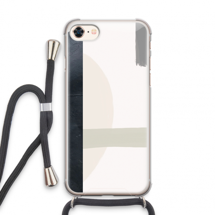 Baca: iPhone 8 Transparant Hoesje met koord