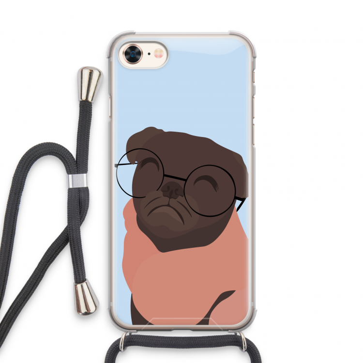 Ludo: iPhone 8 Transparant Hoesje met koord