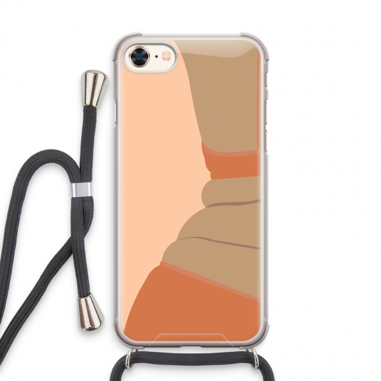 Bikini: iPhone 8 Transparant Hoesje met koord